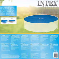Intex Solar Pool Cover Swimming Pool Protector Pool Safety Cover Round 29023 - Additional view 5
