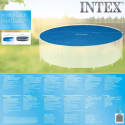 Intex Solar Pool Cover Swimming Pool Protector Pool Safety Cover Round 29025 - Additional view 7