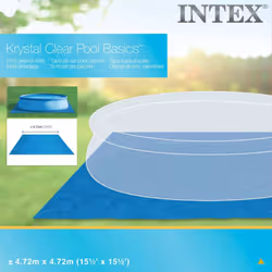 Intex Pool Ground Cloth Ground Sheet Floor Mat Pool Protector Square 28048