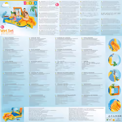 Intex Inflatable Pool Swimming Pool Paddling Pool Dinosaur Play Centre 57444NP