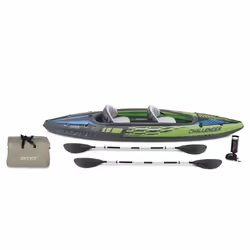 Intex Inflatable Kayak Inflatable Boat Dinghy Canoe Challenger K2 68306NP