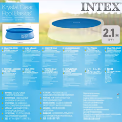 Intex Solar Pool Cover Swimming Pool Cover Pool Protector Safety Cover Round - Additional view 4
