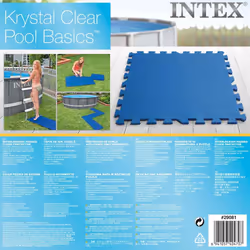 Intex Pool Floor Protectors Ground Cloth Swimming Pool Floor Mat 8 pcs Blue