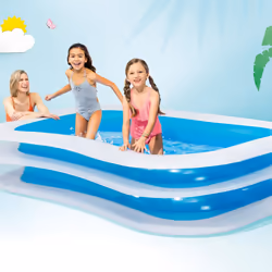 Intex 56483NP above ground pool Inflatable pool Rectangular Blue - Additional view 4