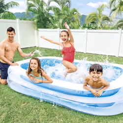 Intex 56483NP above ground pool Inflatable pool Rectangular Blue - Additional view 6