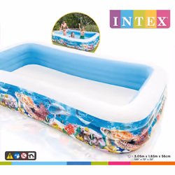 Intex Swim Centre Family Pool Inflatable Pool Above Ground Pool Sealife Design