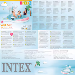 Intex Whale Spray Pool Inflatable Pool Above Ground Pool Outdoor Paddling Pool