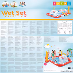 Intex Action Sports Play Centre Inflatable Pool Swimming Pool Paddling Pool - Additional view 7