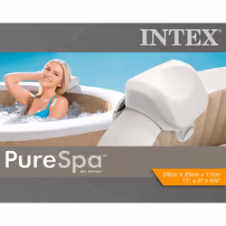 Intex Headrest Spa Pillow Head Pillow Spa Headrest Premium PureSpa White Foam
