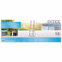 Intex 4-Step Pool Safety Ladder Above Ground Pool Ladder Swimming Pool Ladder - Additional view 3
