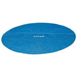 Intex Solar Pool Cover Pool Protector Pool Safety Cover Blue Polyethylene