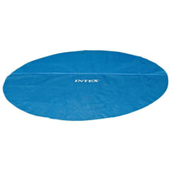 Intex Solar Pool Cover Pool Protector Pool Safety Cover Blue Polyethylene
