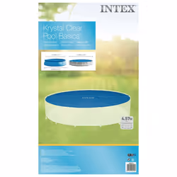 Intex Solar Pool Cover Pool Protector Pool Safety Cover Blue Polyethylene - Additional view 3