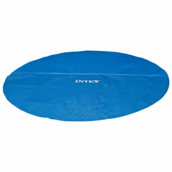Intex Solar Pool Cover Pool Protector Pool Safety Cover Blue Polyethylene