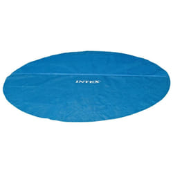 Intex Solar Pool Cover Pool Protector Pool Safety Cover Blue Polyethylene