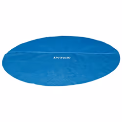Intex Solar Pool Cover Pool Protector Pool Safety Cover Blue Polyethylene