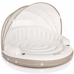 Intex Canopy Island Floating Lounge Floatin Chair Inflatable Pool Float 58292 EU
