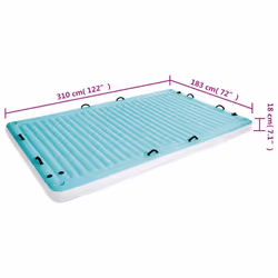 Intex Inflatable Lounger Beach Pool Float Air Bed Pool Lounger Blue Vinyl
