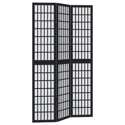 vidaXL Room Divider Panels Office Privacy Screen Solid Wood Paulownia - 40 x 200 cm/ 3 piece