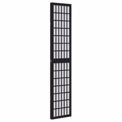 vidaXL Room Divider Panels Office Privacy Screen Solid Wood Paulownia - 40 x 200 cm/ 3 piece - Additional view 4