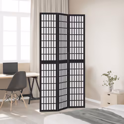 vidaXL Room Divider Panels Office Privacy Screen Solid Wood Paulownia - 40 x 220 cm/ 3 piece - Additional view 2