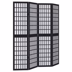 vidaXL Room Divider Panels Office Privacy Screen Solid Wood Paulownia - 40 x 180 cm/ 4 piece