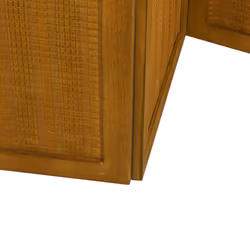 vidaXL Room Divider Panel Office Privacy Screen Brown Solid Wood Paulownia - 40 x 180 cm/ 4 piece - Additional view 5