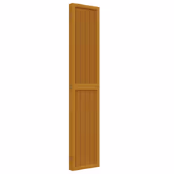 vidaXL Room Divider Panel Office Privacy Screen Brown Solid Wood Paulownia - 40 x 200 cm/ 5 piece - Additional view 4