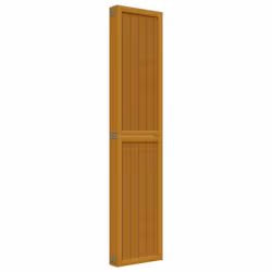 vidaXL Room Divider Panel Office Privacy Screen Brown Solid Wood Paulownia - 40 x 180 cm/ 6 piece - Additional view 4