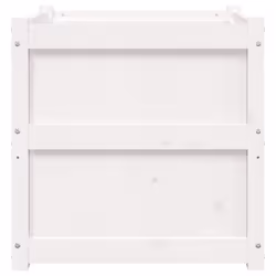 vidaXL Garden Planters Patio Flower Pot Plant Pot Planter Box Solid Wood Pine - white pine, 2 pcs - Additional view 6