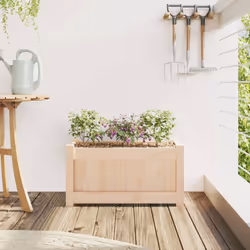 vidaXL Garden Planter Flower Pot Outdoor Planter Box Plant Pot Solid Wood Pine