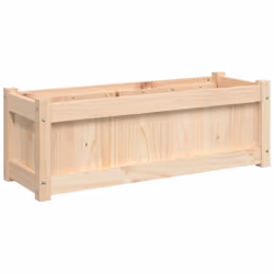 vidaXL Garden Planters Flower Pot Planter Box Plant Pot 2 pcs Solid Wood Pine - Additional view 7