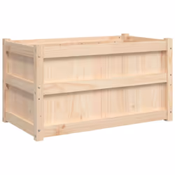 vidaXL Garden Planter Flower Pot Outdoor Planter Box Plant Pot Solid Wood Pine - Additional view 6