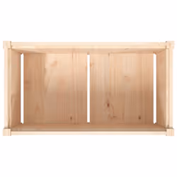vidaXL Garden Planters Flower Pot Planter Box Plant Pot 2 pcs Solid Wood Pine - Additional view 8