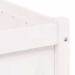 vidaXL Garden Planter Flower Pot Planter Box Plant Pot White Solid Wood Pine - Additional view 8