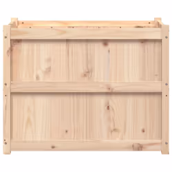 vidaXL Garden Planter Patio Flower Pot Plant Pot Planter Box Solid Wood Pine - natural pine - Additional view 4