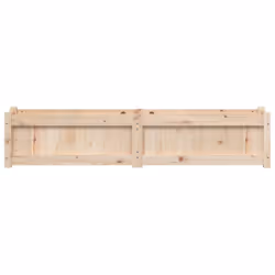 vidaXL Garden Planters Patio Flower Pot Plant Pot Planter Box Solid Wood Pine - natural pine, 2 pcs - Additional view 4