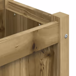 vidaXL Garden Planters Patio Flower Pot Plant Pot Planter Box Solid Wood Pine - natural impregnated, 1 pcs - Additional view 8