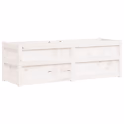 vidaXL Garden Planter Patio Flower Pot Plant Pot Planter Box Solid Wood Pine - white pine - Additional view 6