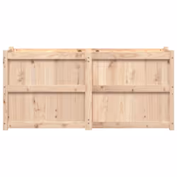 vidaXL Garden Planter Patio Flower Pot Plant Pot Planter Box Solid Wood Pine - natural pine - Additional view 4