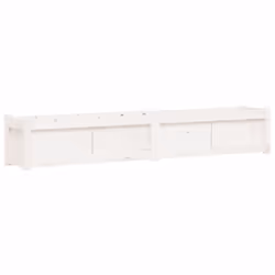 vidaXL Garden Planters Patio Flower Pot Plant Pot Planter Box Solid Wood Pine - white pine, 2 pcs - Additional view 6