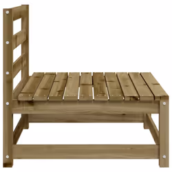 vidaXL Garden Lounge Set Outdoor Lounge Set Corner Sofa Couch Solid Pinewood - natural impregnated, chair - Additional view 4