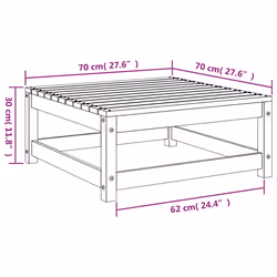 VidaXL 837936 outdoor bench Wood - Additional view 7