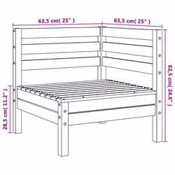 VidaXL 837982 outdoor bench Wood - Additional view 8
