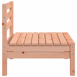 vidaXL Garden Sofa Outdoor Sofa Wooden Sectional Sofa Seat Solid Wood Pine - natural douglas, 1 pcs/middle sofa - Additional view 4