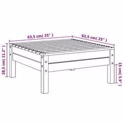 VidaXL 838016 outdoor bench Wood - Additional view 8