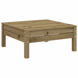 vidaXL Garden Sofa Outdoor Sofa Wooden Sectional Sofa Seat Solid Wood Pine - natural impregnated, 1 pcs/3-seater - Additional view 8