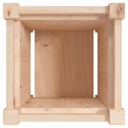 vidaXL Garden Planters Patio Flower Pot Plant Pot Planter Box Solid Wood Pine - natural pine, 2 pcs - Additional view 8