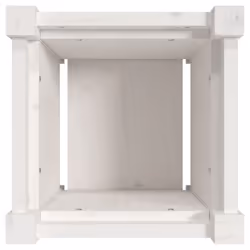 vidaXL Garden Planters Patio Flower Pot Plant Pot Planter Box Solid Wood Pine - white pine, 1 pcs - Additional view 7