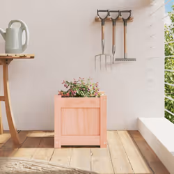 vidaXL Garden Planters Patio Flower Pot Plant Pot Planter Box Solid Wood Pine - natural douglas, 1 pcs - Additional view 2